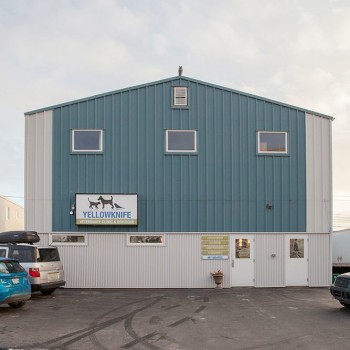 The outside of our veterinary facility in Yellowknife